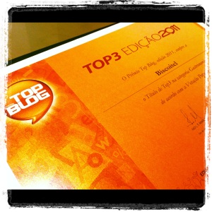 Certificado TOP BLOG 2011
